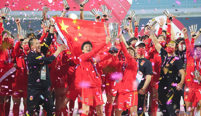 中国女足在国际赛场上大获全胜 中国女足在国际赛场上大获全胜