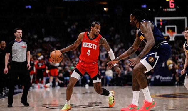 火箭主场击败掘金,取得两连胜 火箭主场击败掘金,取得两连胜