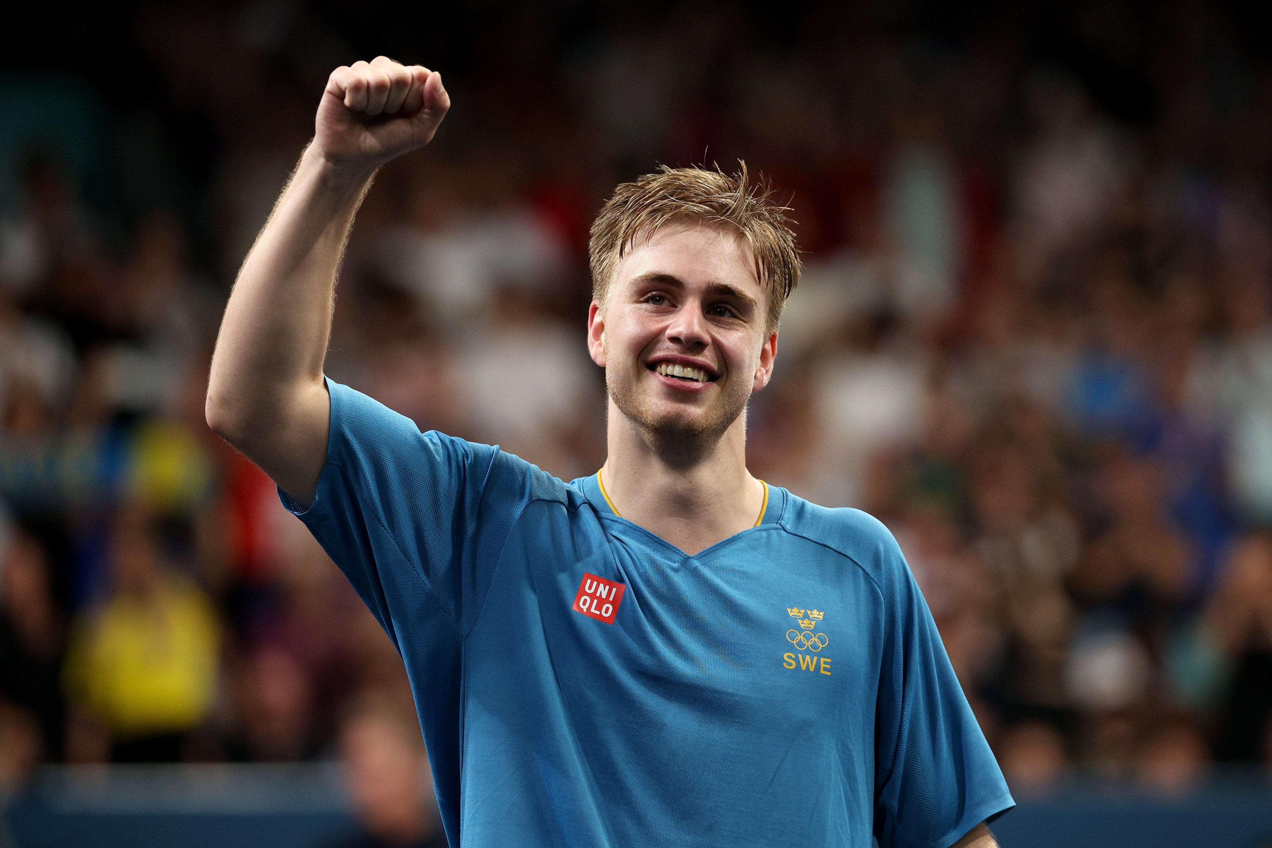 瑞典选手夺得拳击金牌,赛事激烈 瑞典选手夺得拳击金牌,赛事激烈